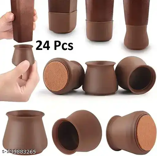24 Pcs Silicone chair legs Protective cover