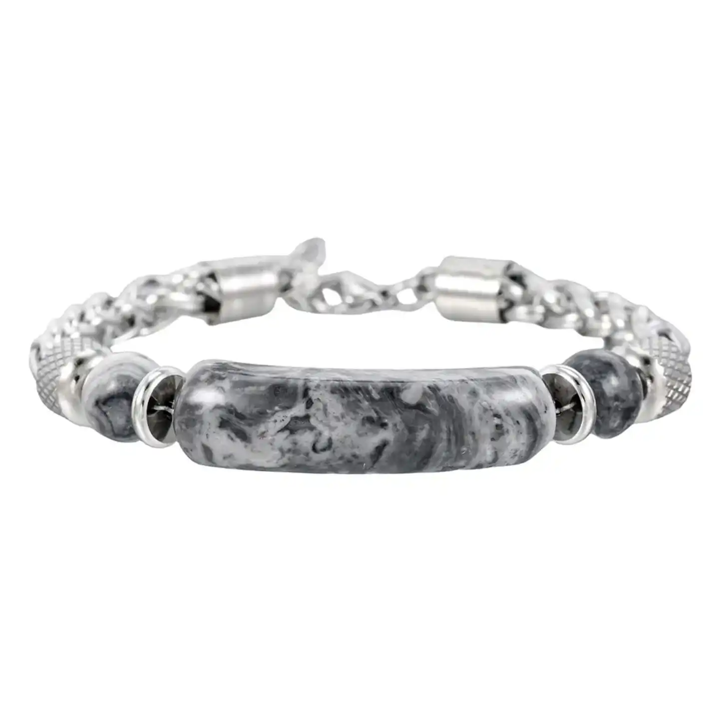 Retro Stainless Steel Different Onyx Bracelet(COD-224)