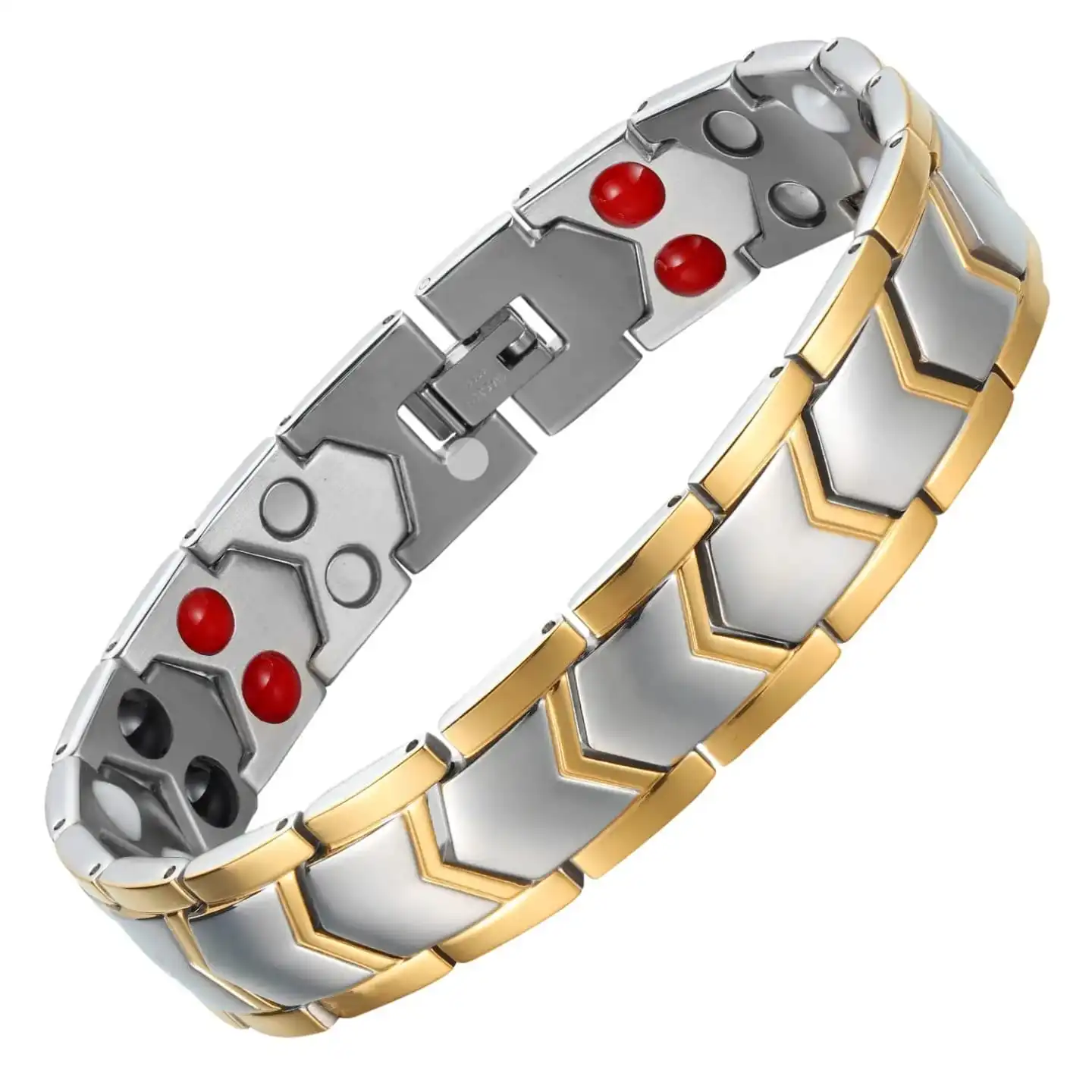 Titanium Double magnetic bracelet (TMB-33)