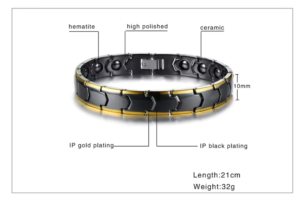 Ceramic Magnetic Bracelet CMB-32)