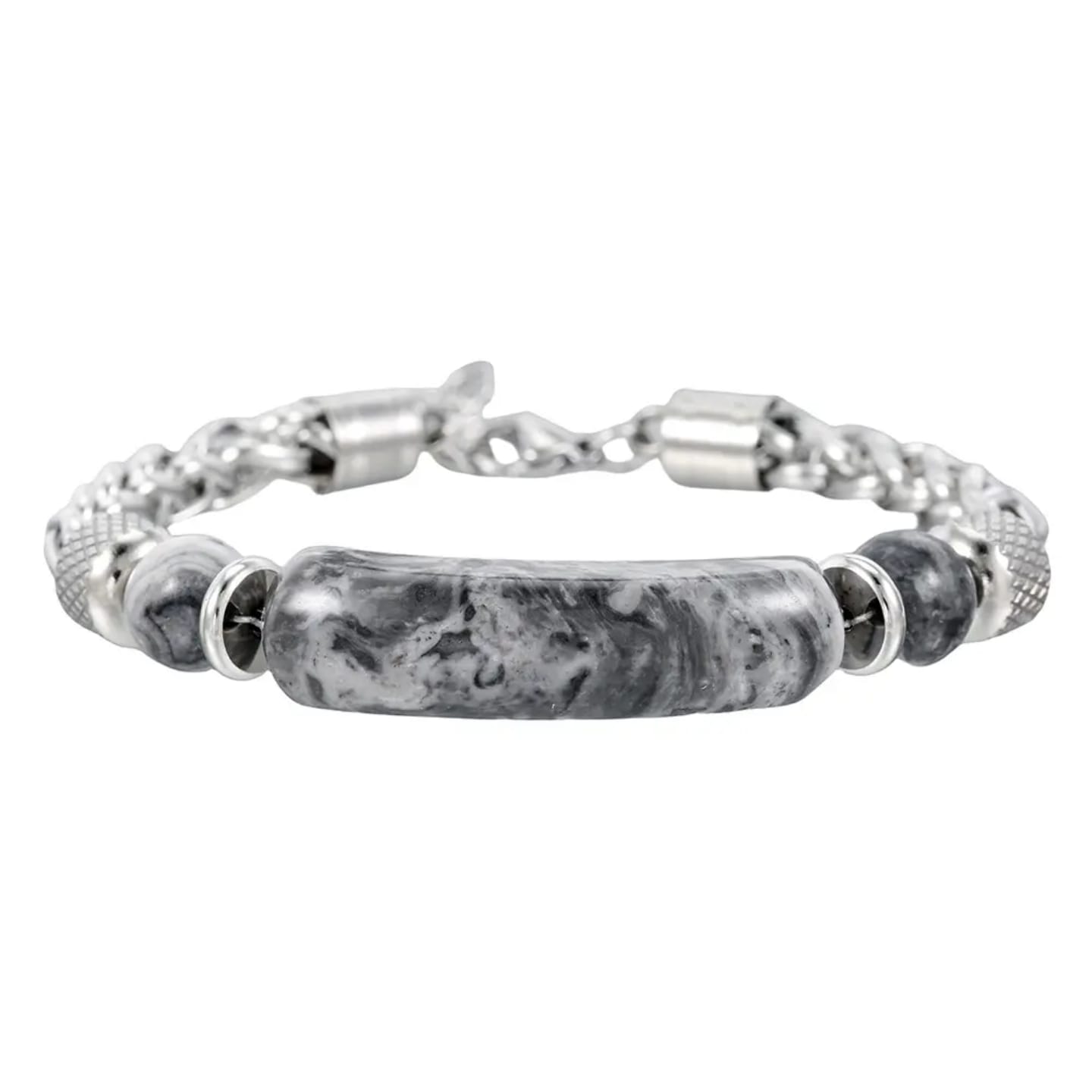 Retro Stainless Steel Different Onyx Bracelet(COD-224)